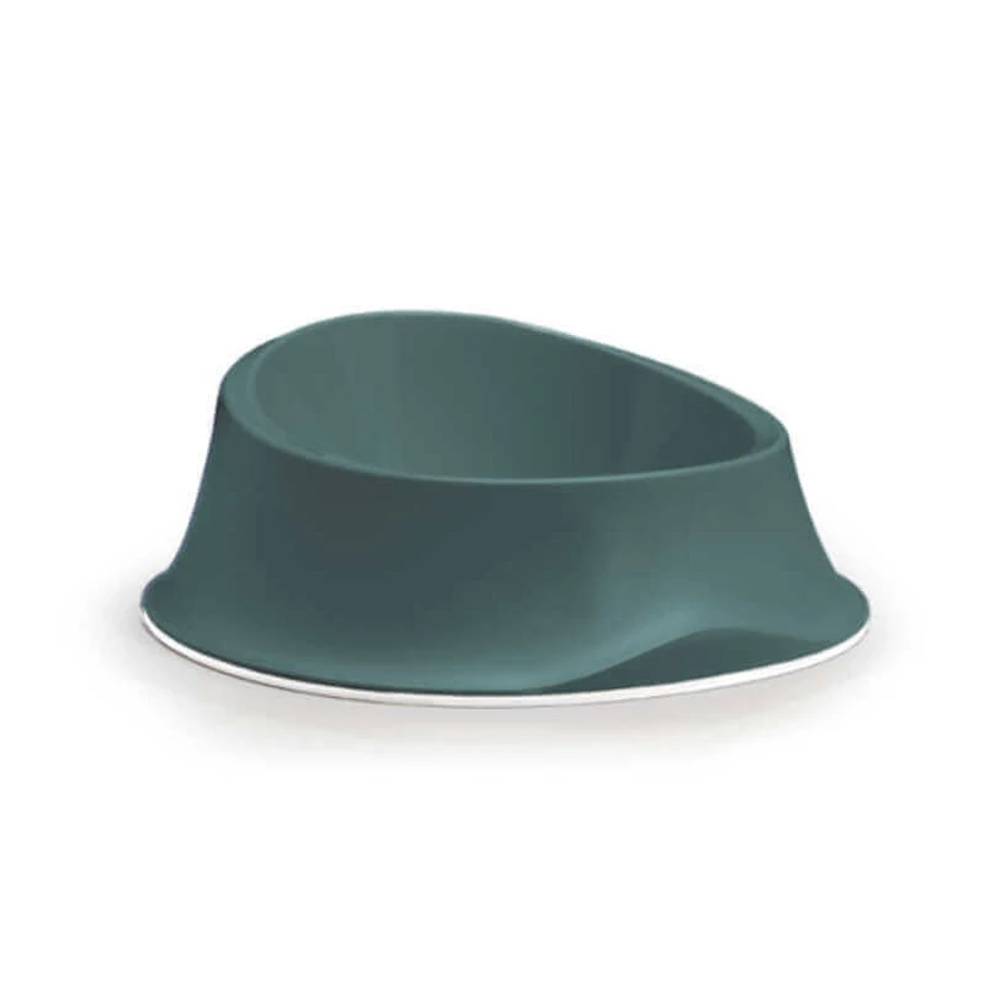 Stefanplast (Стефанпласт) Chic Bowl - Миска пластикова для собак та котів з протиковзким обідком; 650 мл (Смарагд): ціни та характеристики