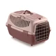 Stefanplast (Стефанпласт) Gulliver 2 with metal door - Переноска для животных весом до 8 кг с металлической дверью; 55x36x35 см (Нежно-розовый / Коричнево-розовый)