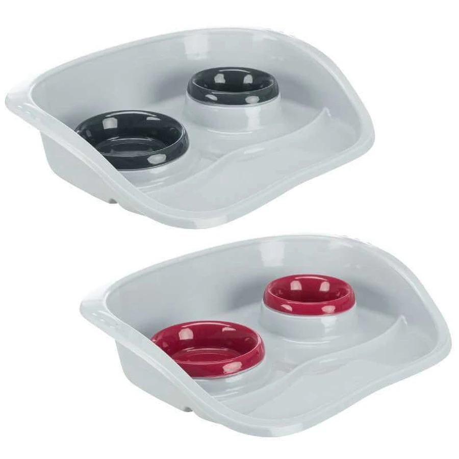 Trixie (Трикси) Table with 2 bowls - Столик с 2 мисками для котов и небольших собак; 250 мл+300 мл: цены и характеристики