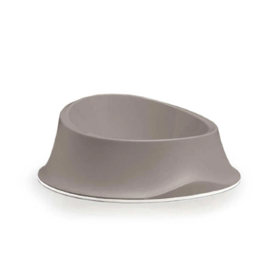 Stefanplast (Стефанпласт) Chic Bowl - Миска пластиковая для собак и котов с противоскользящим ободком; 1 л (Бежевый): цены и характеристики