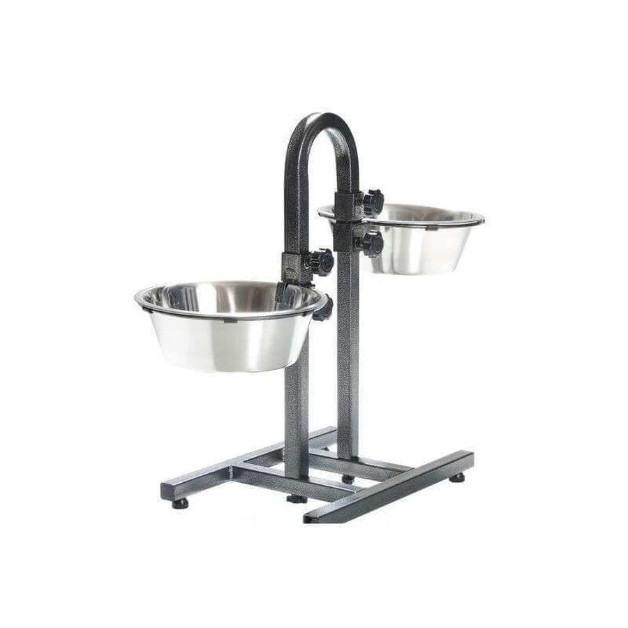 Trixie (Трикси) Стойка с мисками из нержавеющей стали для собак; h43 см / 2 х 2,8 л: цены и характеристики