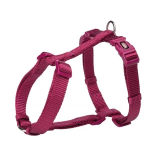 Trixie (Трикси) Premium H-Harness - Шлея нейлоновая H-образная для собак; XXS-XS/20-32 см (Ярко-розовый)