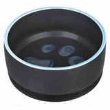 Trixie Jimmy Ceramic Bowl - Миска керамическая с рисунком лапки и прорезиненным основанием для собак и кошек; 400 мл
