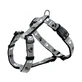 Trixie (Трикси) Silver Reflective - Светоотражающая нейлоновая шлея с лапками для собак; M-L/50-75 см (Серый)