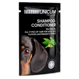 Unicum (Уникум) Premium All Types of Hair for Dogs - Шампунь-кондиционер Масло чайного дерева с противопаразитарным эффектом для собак и щенков; 1 шт. (15 мл)