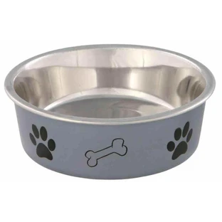 Trixie (Тріксі) Stainless Steel Bowl - Миска металева з пластиковим покриттям; 450 мл