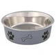 Trixie (Трикси) Stainless Steel Bowl - Миска металлическая с пластиковым покрытием; 450 мл