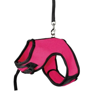 Trixie (Трикси) Soft Harness with Leash - Шлейка-жилетка для грызунов; 22-28/25-40 см (Цвета в ассортименте)