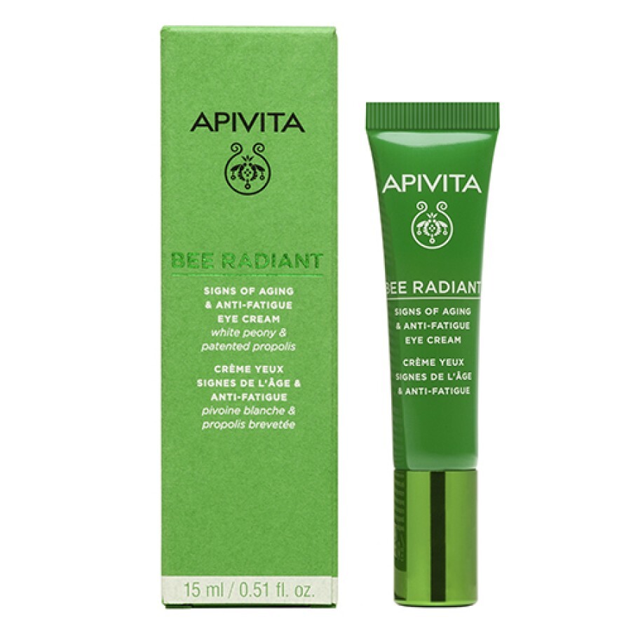 Крем для шкіри навколо очей Apivita Bee Radiant Eye Cream, 15 мл: ціни та характеристики