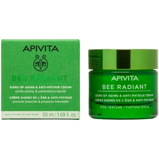Apivita Bee Radiant гель-крем легкой текстуры для защиты от старения и следов усталости, 50 мл