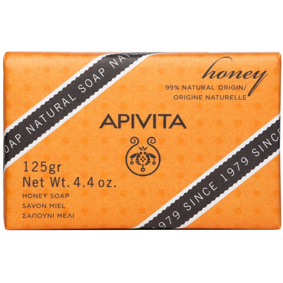 Тверде мило Apivita з медом, 125 г: ціни та характеристики
