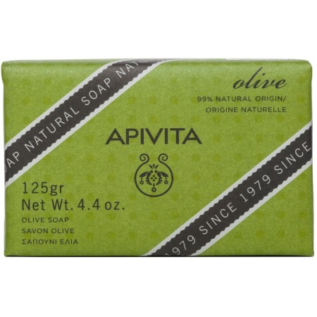 Твердое мыло Apivita с оливой, 125 г