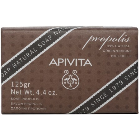 Твердое мыло Apivita с прополисом, 125 г