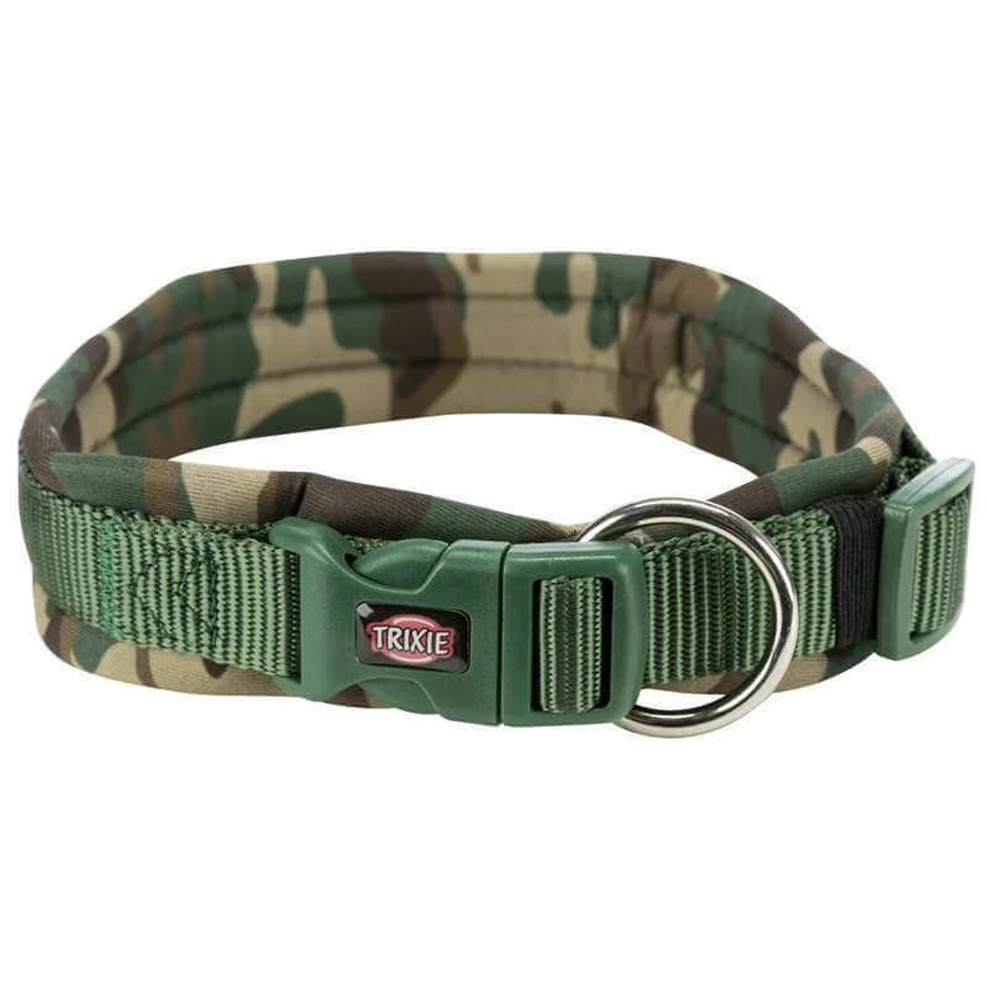 Trixie (Тріксі) Premium Collar with Neoprene Padding - Нашийник нейлоновий для собак з неопреновою підкладкою; М-L (Камуфляж): ціни та характеристики