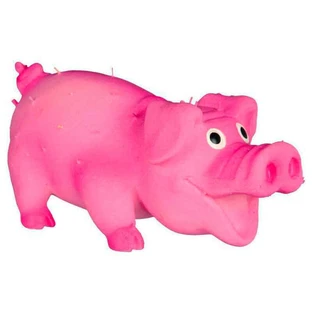 Trixie (Тріксі) Bristle Pig - Іграшка Свинка з щетиною для собак, з пищалкою; 10 см (Кольори в асортименті)