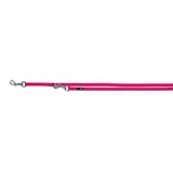 Trixie (Тріксі) Premium Adjustable Leash 3 stage - Повідець-перестібка для собак з 3-ма етапами регулювання; 1,5х200 см (Фуксія)