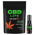 Канабідіол CBD life Олія 5%, спрей оральний зі смаком м'яти по 10 мл у флаконі