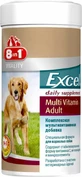 8in1 (8в1) Vitality Excel Adult Multi Vitamin - Мультивитаминный комплекс для взрослых собак; 70 шт.