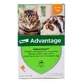 Advantage (Адвантейдж) by Elanco - Противопаразитарные капли Адвантейдж от блох для кошек и кролей (1 пипетка); до 4 кг