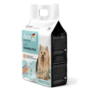 AnimAll (ЕнімАл) Puppy Training Pads - Пелюшки тренувальні для цуценят і собак; 60х60 см / 10 шт.