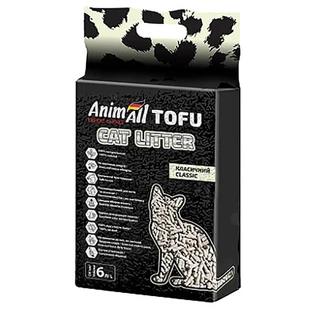 AnimAll (ЭнимАлл) Tofu - Наполнитель соевый для кошачьего туалета; 6 л (Classic)