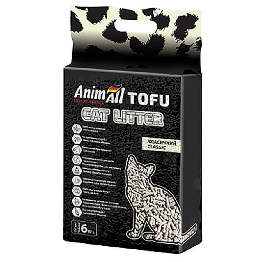 AnimAll (ЭнимАлл) Tofu - Наполнитель соевый для кошачьего туалета; 6 л (Classic): цены и характеристики