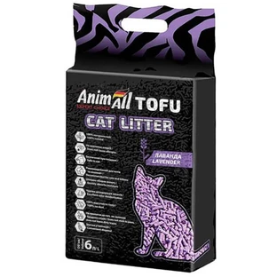 AnimAll (ЭнимАлл) Tofu - Наполнитель соевый для кошачьего туалета; 6 л (Lavender)