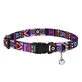 Bronzedog (Бронздог) Cat Urban Ethnic Purple - Нашийник із пластиковою пряжкою та дзвіночком для котів; 1,0х18-28 см (Фіолетовий)