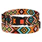 Bronzedog (Бронздог) Dog Urban Ethnic Hutsul Orange - Нашийник Гуцульський із пластиковою пряжкою для собак різних порід; 2,0х30-40 см (Помаранчевий)
