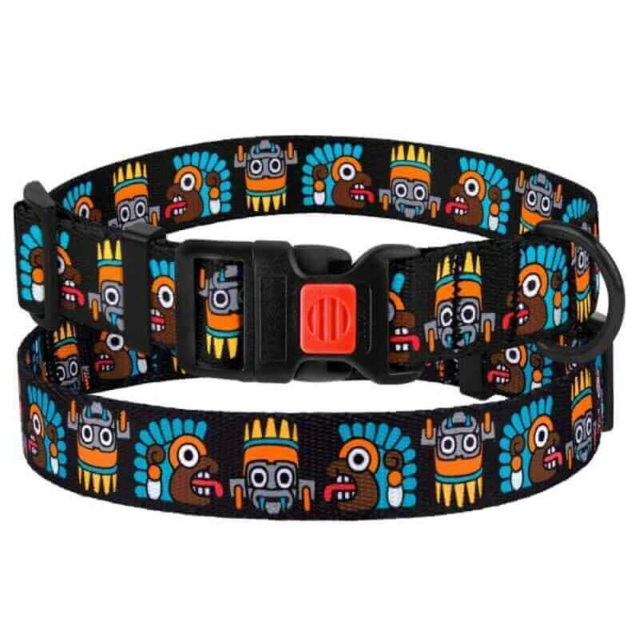Bronzedog (Бронздог) Dog Urban Mask Black - Нашийник із пластиковою пряжкою для собак різних порід; 2,5х43-66 см (Чорний): ціни та характеристики