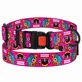 Bronzedog (Бронздог) Dog Urban Mask Pink - Ошейник с пластиковой пряжкой для собак различных пород; 2,5х43-66 см (Розовый)