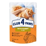 Club 4 Paws Premium Adult Cat Rabbit in Jelly - Вологий корм із кроликом для дорослих котів (шматочки в желе); 85 г