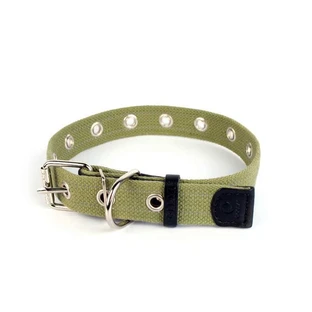 Collar (Коллар) - Ошейник брезентовый безразмерный со светоотражающей нитью; 2,5х52 см