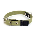 Collar (Коллар) - Ошейник брезентовый со светоотражающей нитью; 2,0х31-41 см