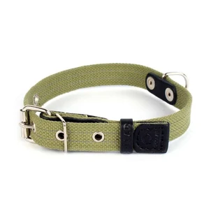 Collar (Коллар) - Ошейник брезентовый со светоотражающей нитью; 2,0х31-41 см