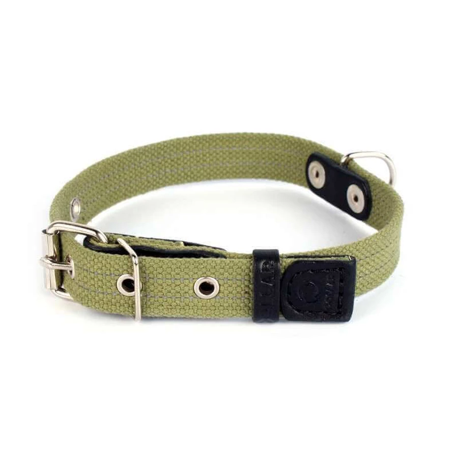 Collar (Коллар) - Ошейник брезентовый со светоотражающей нитью; 2,0х31-41 см: цены и характеристики
