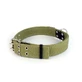 Collar (Коллар) - Нашийник брезентовий, подвійний зі світловідбиваючою ниткою; 4,5х46-71 см