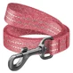Collar (Коллар) WAUDOG Re-cotton - Поводок светоотражающий для собак из восстановленного хлопка; 2,5х300 см (Красный)