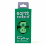 Earth Rated (Ес Рейтід) Poop Bags Lavender - Пакети для прибирання за собакою з ароматом лаванди; 120 шт. (8 рулон.х15 шт.)