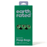 Earth Rated (Ес Рейтід) Poop Bags Lavender - Пакети для прибирання за собакою з ароматом лаванди; 315 шт. (21 рулон.х15 шт.)