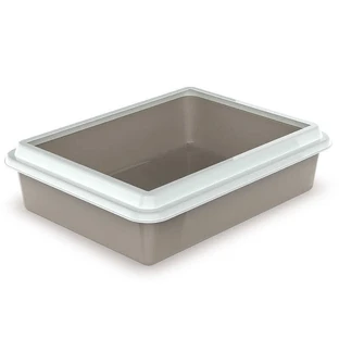 Georplast Max - Туалет с рамкой для котов; 43,5x34x11 см (Цвета в ассортименте)