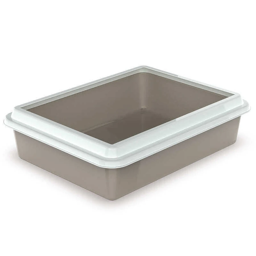 Georplast Max - Туалет с рамкой для котов; 43,5x34x11 см (Цвета в ассортименте): цены и характеристики