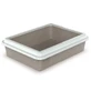 Georplast Max - Туалет с рамкой для котов; 43,5x34x11 см (Цвета в ассортименте)