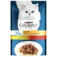 Gourmet (Гурмэ) Perle Duo - Влажный корм с курицей и говядиной для кошек (кусочки в подливе); 85 г