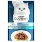Gourmet (Гурмэ) Perle Duo - Влажный корм с океанической рыбой и тунцом для кошек (кусочки в подливе); 85 г