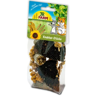 JR Farm (Джиэр Фарм) Nibble Pieces - Прикорм из подсолнухов и проса для грызунов; 50 г