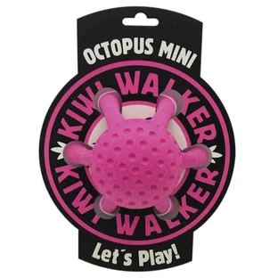 Kiwi Walker (Киви Вокер) Octopus - Игрушка для собак в форме осьминога; MINI (Розовый)
