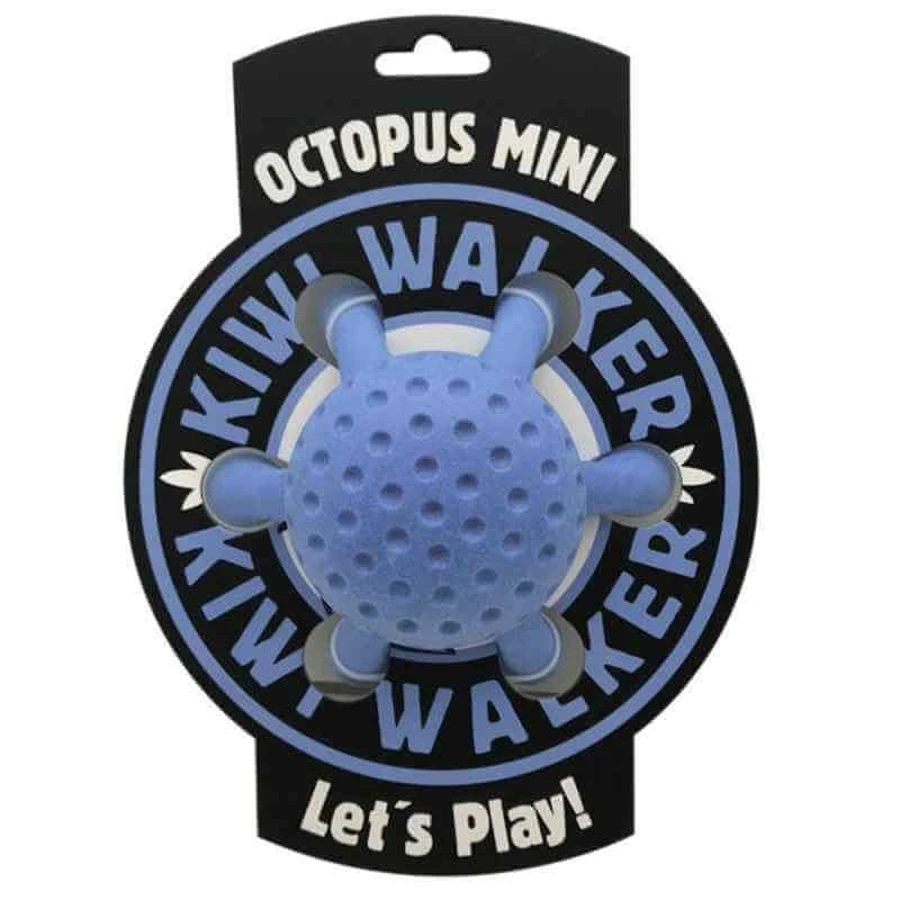 Kiwi Walker (Киви Вокер) Octopus - Игрушка для собак в форме осьминога; MINI (Синий): цены и характеристики