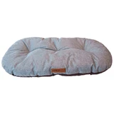 M-Pets (М-Петс) Oleron Oval Cushion – Лежак для собак различных пород и котов; 92x54x15 см (Светло-серый)