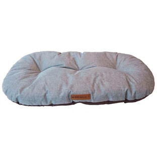 M-Pets (М-Петс) Oleron Oval Cushion – Лежак для собак различных пород и котов; 92x54x15 см (Светло-серый)